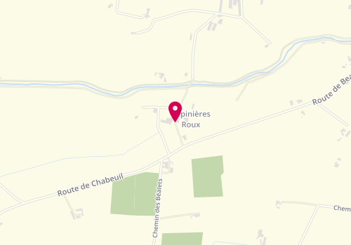 Plan de Pépinières Roux, 120 Impasse des Béalets Route, 26120 Montvendre