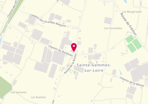 Plan de BOOS Hortensia, Route de la Roche, 49130 Sainte-Gemmes-sur-Loire