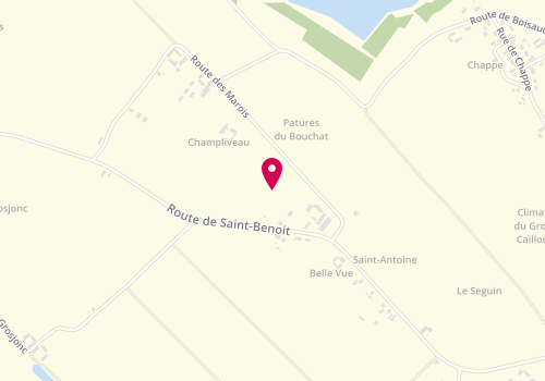 Plan de Les Serres Modernes Val Loire, 34 Route de Saint-Benoît, 45460 Bonnée