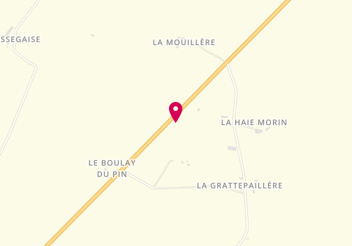 Plan de Aux Fleurs de Coulonges, le Haut
La Haie Morin, 61110 Sablons-sur-Huisne