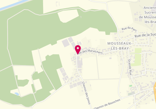 Plan de BOURLIER Vincent, 525 Rue des Maraîchers, 77480 Mousseaux-lès-Bray